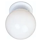 Maxim Lighting 5889WTWT Essentials 1-lumière 60W Blanc Plafonnier encastré