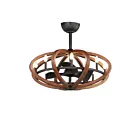 Maxim Lighting 61004APAR Bodega Bay 8-Lumières 4W Pecan antigo/Antracite Lustre avec ventilateur