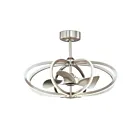 Maxim Lighting 61006SN Solstice 8-Lumières 7.5W Níquel acetinado Lustre avec ventilateur