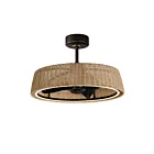 Maxim Lighting 61012NADBZ Tulum 1-Lumière 30W Bronze escuro Lustre avec ventilateur