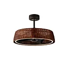 Maxim Lighting 61012RADBZ Tulum 1-Lumière 30W Bronze escuro Lustre avec ventilateur