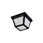 Maxim Lighting 6204FTBK Essentials 2-lumières 60W Noir Plafonnier encastré