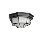 Maxim Lighting 67920BK Crown Hill 1-lumière 9W Noir Plafonnier encastré