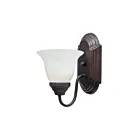 Maxim Lighting Essentials 8011MROI 1-Lumière Bronze huilé Applique Murale