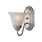 Maxim Lighting Essentials 8011MRSN 1-Lumière Nickel satiné Applique Murale