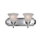 Maxim Lighting Essentials 8012MRPC 2-lumières 60W Chromé poli Vanité