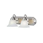 Maxim Lighting Essentials 8012MRSN 2-lumières 60W Nickel satiné Vanité