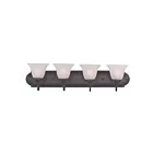 Maxim Lighting Essentials 8014FTOI 4-lumières 60W Bronze huilé Vanité