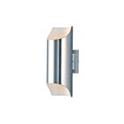 Maxim Lighting Lightray LED 86119AL Aluminium brossé 12W Lanterne murale d'extérieur