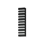 Maxim Lighting 86266BK 1-lumière 36W Noir Lanterne murale d'extérieur