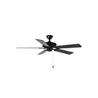 Maxim Lighting 89905BKWP 52" Noir Ventilateur de plafond