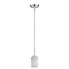 Maxim Lighting 90030SWSN Deven 1-Lumière 60W Nickel satiné Suspendu