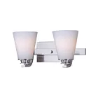 Maxim Lighting Conical 9012SWSN 2-lumières 60W Nickel satiné Vanité