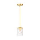 Maxim Lighting 90200CLSBR Corona 1-Lumière 60W Laiton satiné Suspendu