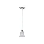 Maxim Lighting 91011FTPC Basix 1-Lumière 60W Chrome poli Suspendu