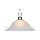 Maxim Lighting 91076FTSN Essentials - 9106x 1-Lumière 60W Nickel satiné Suspendu