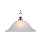 Maxim Lighting 91076MRSN Essentials - 9106x 1-Lumière 60W Nickel satiné Suspendu