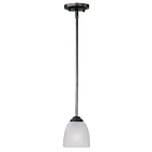 Maxim Lighting 92061FTOI Stefan 1-Lumière 60W Bronze huilé Suspendu