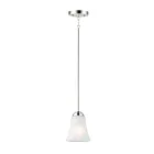 Maxim Lighting 92081FTSN Vital 1-Lumière 60W Nickel satiné Suspendu