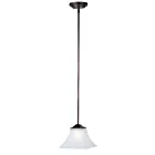 Maxim Lighting 92090FTOI Aurora 1-Lumière 60W Bronze frotté à l'huile Suspendu