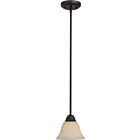 Maxim Lighting 92200FIOI Manor 1-Lumière 60W Bronze frotté à l'huile Suspendu