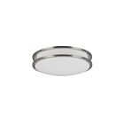 Plafonnier LED moyen avec température CCT au choix Maxlite ML2LAMABN209CS 20W nickel brossé