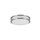 Petit plafonnier LED avec température CCT au choix Maxlite ML2LASABN169CS 16W nickel brossé
