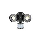 Maxlite MSL2HAL 25W Noir 2-Têtes Lampe de sécurité 5000K