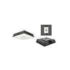 Naturaled FX10SCM60SW-8CCT3-WH Blanc Wattage sélectionnable Luminaire canopy LED mince