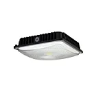 Luminaire canopy slim NaturaLED led-fxscm28-50k-bk-sen 28w noir