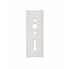 Adaptateur de poteau rond 5" pour éclairage de secteur mince Naturaled MT-SAL-5PA-WH