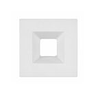 Naturaled RTS-4RL-WH 4" Blanc Square Garniture Encastrée