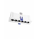 Nexleds NX-6TW-8W-5CCT-C34-WH 8W Blanc DEL Mini Luminaire linéaire