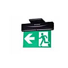 Nexleds NX-EMRMEPB Noir DEL Running Man Exit Signs Luminaire