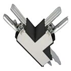 Nexleds NX-LA-T-BK T Connector pour Linéaire Architectural Luminaires