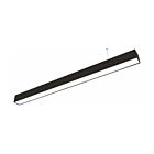 Nexleds NX-LAL4F-50W-L-DV-TCP-B 4' Noir DEL Linéaire Architectural Luminaire Wattage et CCT sélectionnables