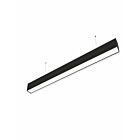 Nexleds NX-LAL6F-75W-L-DV-TCP-B Noir DEL Linéaire Architectural Luminaire à ruban Wattage et CCT sélectionnables