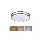 Nexleds NXFMDR11-18W 18W 11" Anneau en nickel brossé et blanc LED Plafonnier encastré