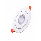 Nexleds NXW504WE1WH-10 10W 4" Blanc LED Encastré orientable CCT Sélectionnable