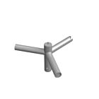 Nova Pole 101-99-TAPT03-Fx Adaptateur de montage à tenon PT3, 3 tenons à 120° 