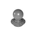 Nova Pole BALL-RIBBED-CAP Capuchon nervuré Accessoire décoratif