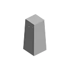 Nova Pole NTB36-CT Base de service à dessus fermé 