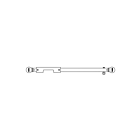 Nova Pole S15-10-BA-C04 Bras pour panier simple face 