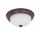 Plafonnier Nuvo Lighting 60-205 2-Lumières Bronze Antique