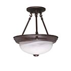 Plafonnier Nuvo Lighting 60-208 2-Lumières Bronze Antique