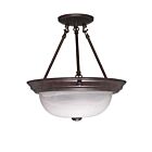 Plafonnier Nuvo Lighting 60-209 2-Lumières Bronze Antique