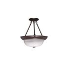 Plafonnier Nuvo Lighting 60-209 2-Lumières Bronze Antique