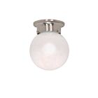 Plafonnier Nuvo Lighting 60-245 1-Lumière Nickel Brossé