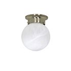 Plafonnier Nuvo Lighting 60-257 1-Lumière Nickel Brossé