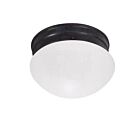 Plafonnier Nuvo Lighting 60-2641 1-Lumière Bois d'Acajou